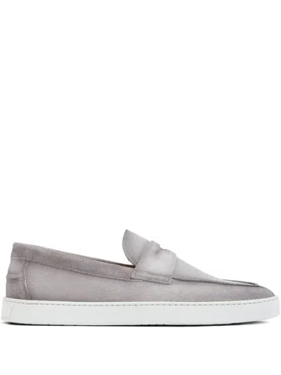 Magnanni Penny Suede Loafers