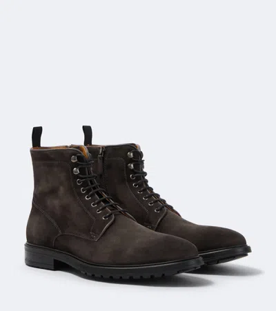 Magnanni Princeton Suede Lace-up Boots In Grey