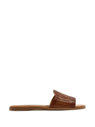 Magnanni Solara Woven Leather Sandals In Transparent