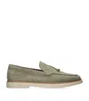 Magnanni Mens Pale Green Paraiso Slip-on Suede Loafers In Green