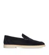 Magnanni Suede Altea Loafers In Navy