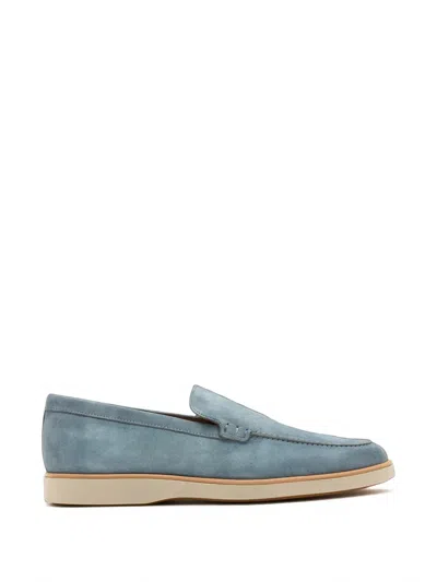 Magnanni Suede Slip-on Loafers In Multi
