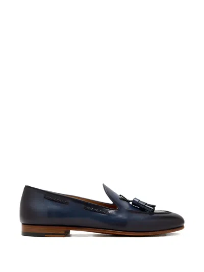 Magnanni Tassel Loafers In Blue