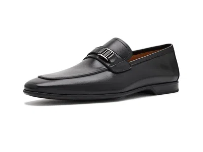 Magnanni Tazz Side Bit Men's Flat Shoes Black: 10.5 M