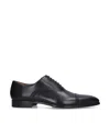 Magnanni Lace-up Leather Oxford Shoes In Black
