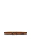 Magnanni Velaz Leather Belt In Tabaco