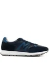 Magnanni Yoki Leather Suede Panelled Sneakers In Blue