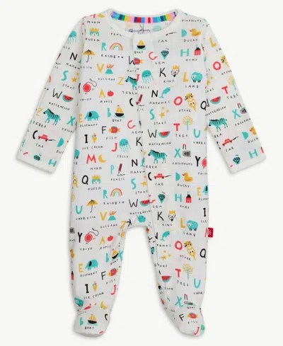 Magnetic Me Baby Boys' And Girls' Long-sleeve Coverall In White