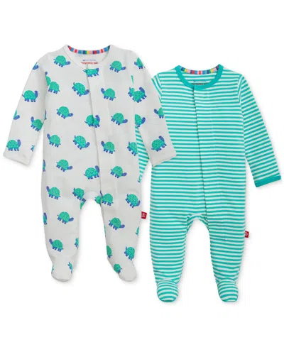 Magnetic Me Baby Boys' Long-sleeve Coverall In Green
