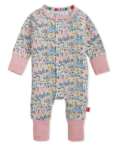 Magnetic Me Baby Girls' Chelsea Modal Long-sleeve Coverall In Multi