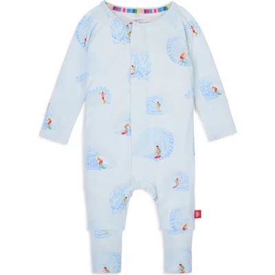 Magnetic Me Babies'  Big Sur Right Fit Magnetic Convertible Romper In Bigsr