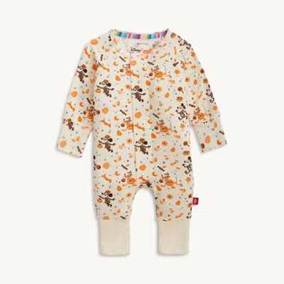 Magnetic Me Kids' Boy's Disney Mickey's Spooky Season Modal Magnetic Convertible Coverall In Beige In Neutral
