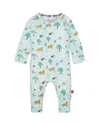 Magnetic Me Boys' Central Bark Modal Convertible Coverall - Baby In Blue