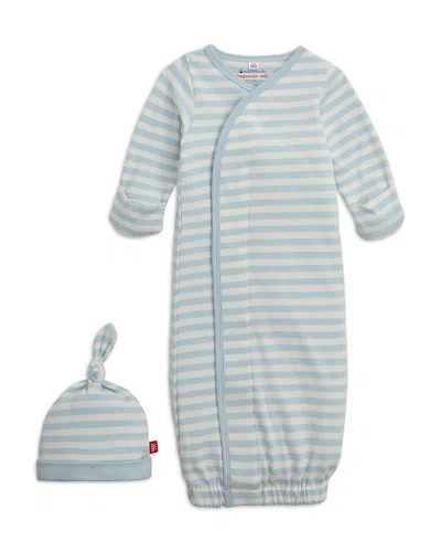 Magnetic Me Boys' Cotton Nightgown And Hat - Baby In Multi
