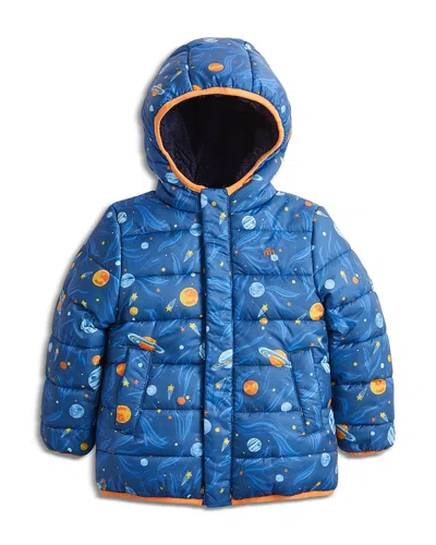 Magnetic Me Boys' Galaxy Puffer Coat - Baby In Blue