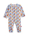 Magnetic Me Boys' Hoops There It Is Basketball Print Convertible Coverall - Baby In Multi