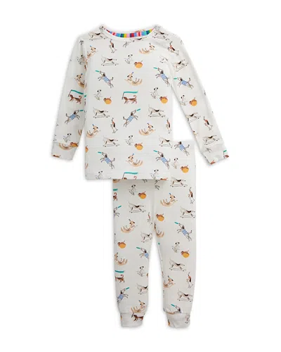 Magnetic Me Boys' Howlarius Long Sleeved Magnetic Pj Set - Little Kid In Neutral