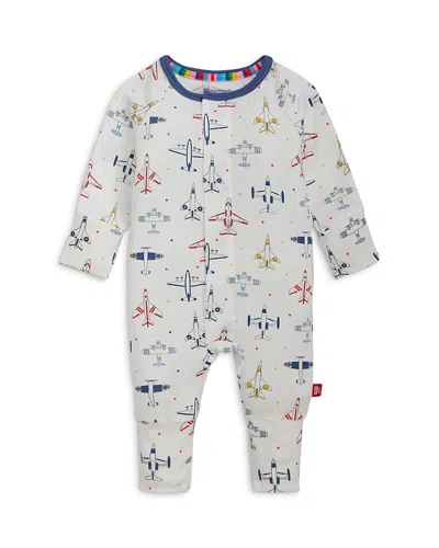 Magnetic Me Boys' Just Plane Fun Magnetic Convertible Coverall - Baby In Neutral