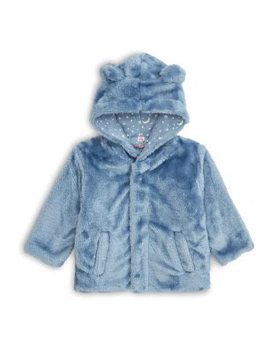 Magnetic Me Boys' Minky Bear Fleece Jacket - Baby In Blue