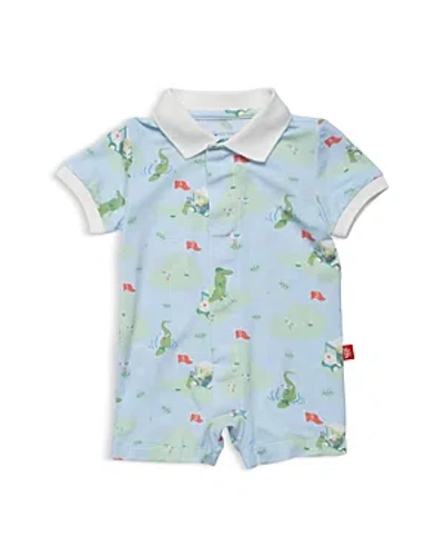 MAGNETIC ME BOYS' PUTT POLO ROMPER - BABY