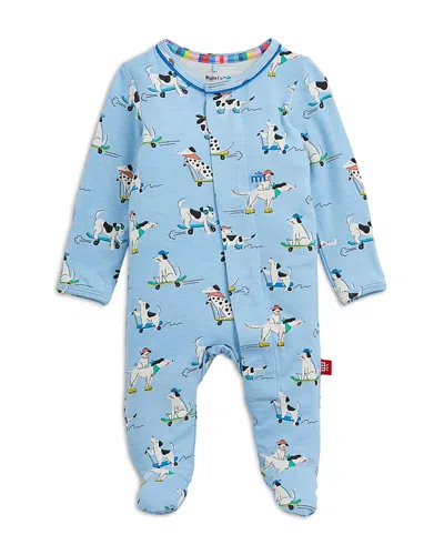 Magnetic Me Boys' Ruff Riders Footie - Baby In Brown