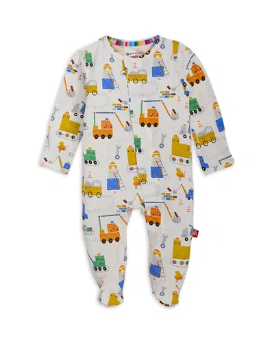 Magnetic Me Boys' Toe Zone Magnetic Footie - Baby In Gray