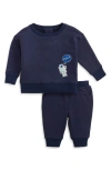Magnetic Me Brushed Fleece Magnetic Sweatshirt & Joggers Set In Blue