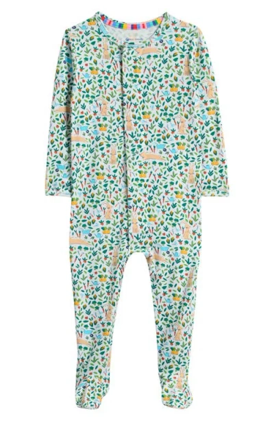 Magnetic Me Babies'  Bunny Garden Magnetic Footie In Multi