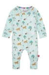 Magnetic Me Central Bark Convertible Magnetic Romper In Blue
