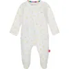 Magnetic Me Evangeline Organic Cotton Footie In White