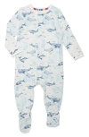 MAGNETIC ME FANTASEA COVE FITTED ONE-PIECE FOOTIE PAJAMAS