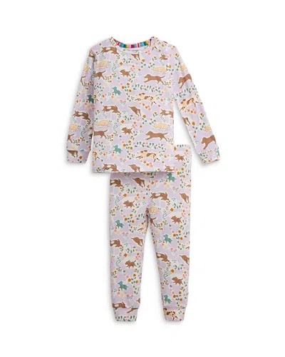Magnetic Me Girls' Best Fur End Long Sleeved Magnetic Pj Set - Little Kid In Pink