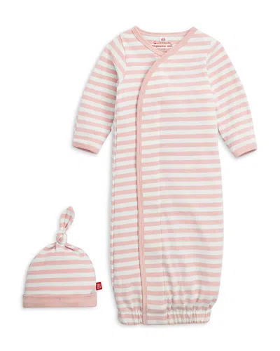 Magnetic Me Girls' Cotton Nightgown And Hat - Baby In Red