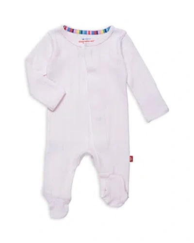 Magnetic Me Girls' Love Lines Footie - Baby In Pink