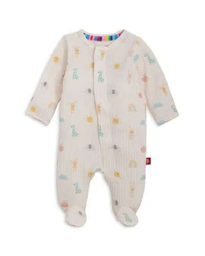 Magnetic Me Girls' Lullaby Sky Magnetic Footie - Baby In White