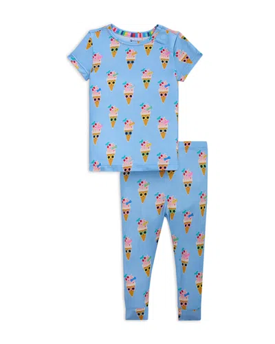 Magnetic Me Girls' Melt Gala Magnetic Pajama Set - Little Kid, Big Kid In Blue