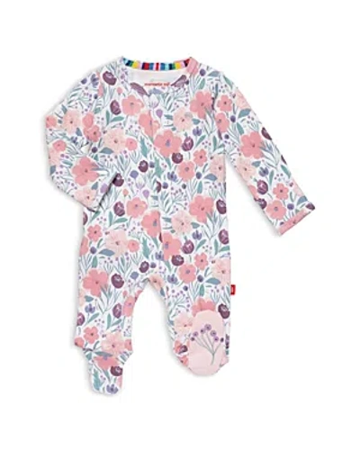 Magnetic Me Babies' Whistledon Floral Organic Cotton Footie