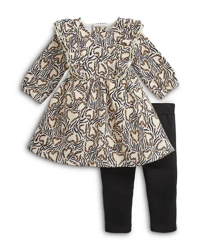 Magnetic Me Girls' Wild Side Printed Dress & Leggings Set - Baby, Toddler In Black