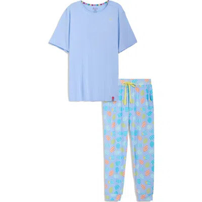 Magnetic Me Great Eggspectations Magnetic Jersey Pajamas In Blue