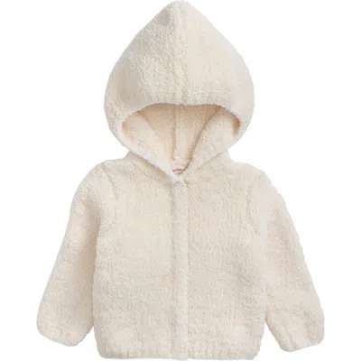 Magnetic Me Babies'  Hooded Chenille Cardigan In Neutral