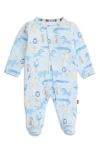 Magnetic Me Jungle Jazz Print Footie In Junjz