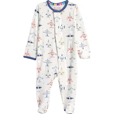 Magnetic Me Babies'  Just Plane Fun Magnetic Footie In Multi