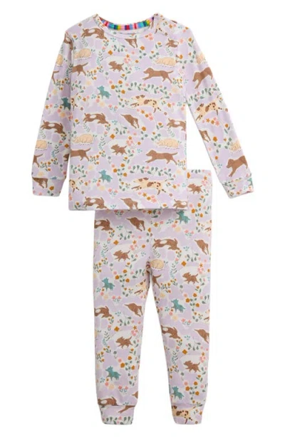 Magnetic Me Babies'  Kids' Best Fur-end Two-piece Fitted Pajamas In Multi