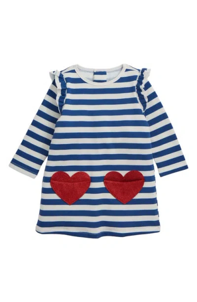 Magnetic Me Babies'  Kids' Fidget Pocket Long Sleeve Dress In Blue