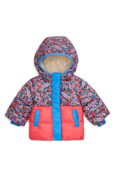 Magnetic Me Babies'  Lily Faux Fur Lined Hooded Puffer Parka In Multi