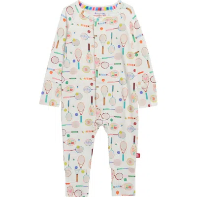 Magnetic Me Babies'  Love All Magnetic Convertible Romper In Multi