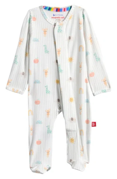 Magnetic Me Babies'  Lullaby Sky Magnetic Convertible Footie In White