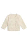 Magnetic Me Pointelle Magnetic Cardigan In White