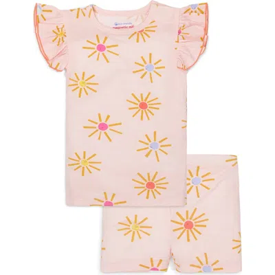 Magnetic Me Kids'  Put On Your Sunnie Fitted Two-piece Pajamas In Put On Your Sunnies
