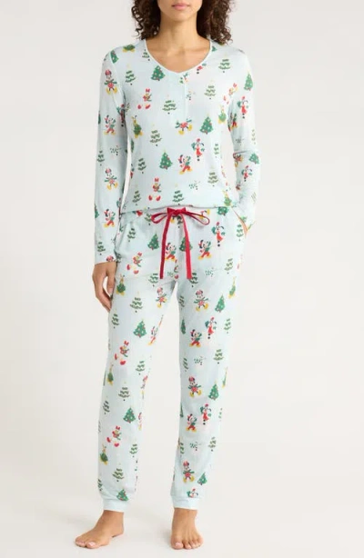 Magnetic Me Snow Excited Magnetic Closure Pajamas In Multi